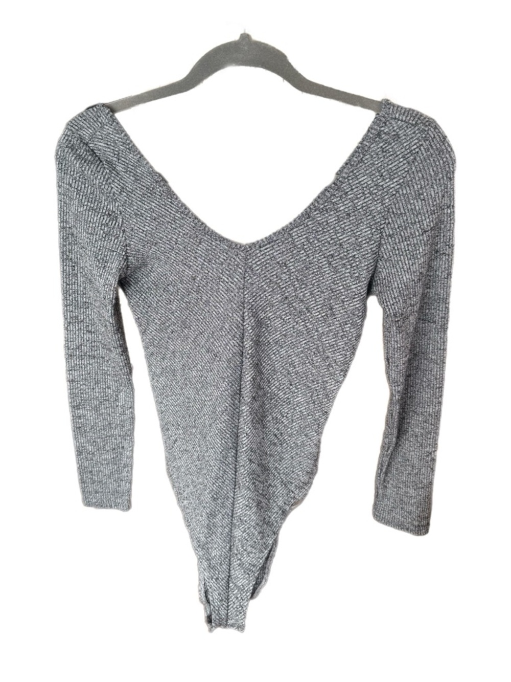 Primark Marled Grey Knit Bodysuit